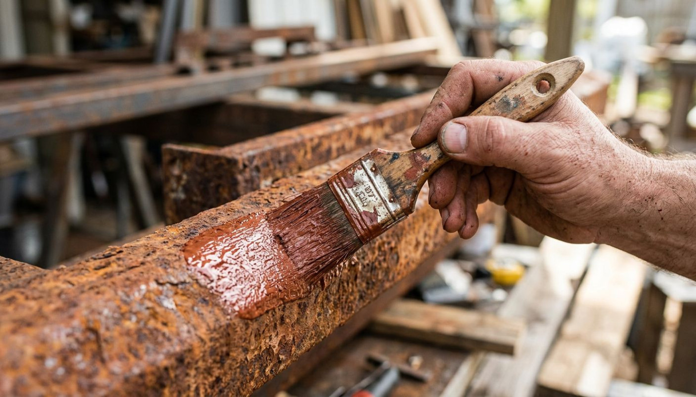 Techniques et astuces pour réussir la peinture antirouille sur différents métaux